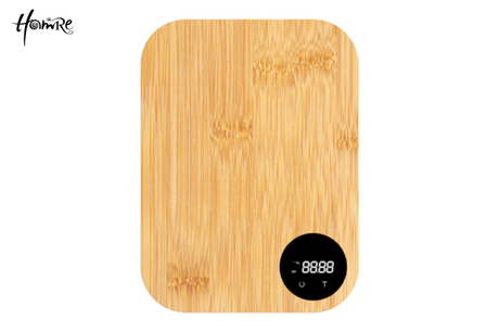 Punnitus Monikäyttöinen suorakulmio Precision Bamboo Kitchen Scale